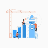 KS Builders showroom construction project Zirakpur